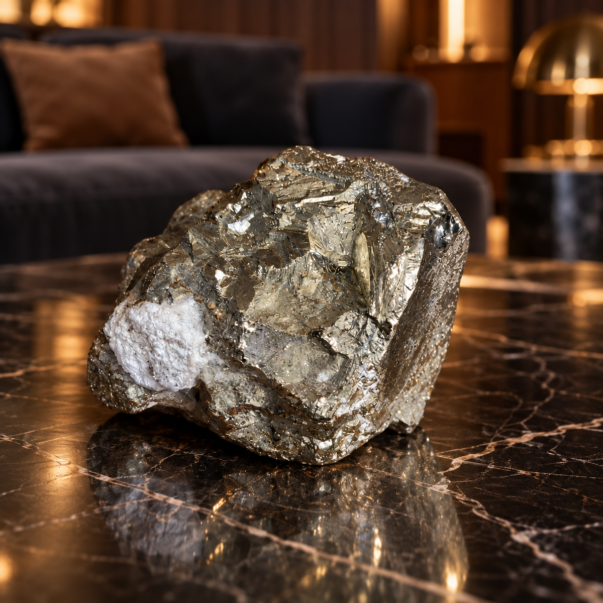 Original Natural Pyrite Rock - Crystal for Wealth Attraction & Willpower | 548 g