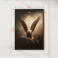 South-West Vastu Eagle Painting for Protection, Stability & Authority