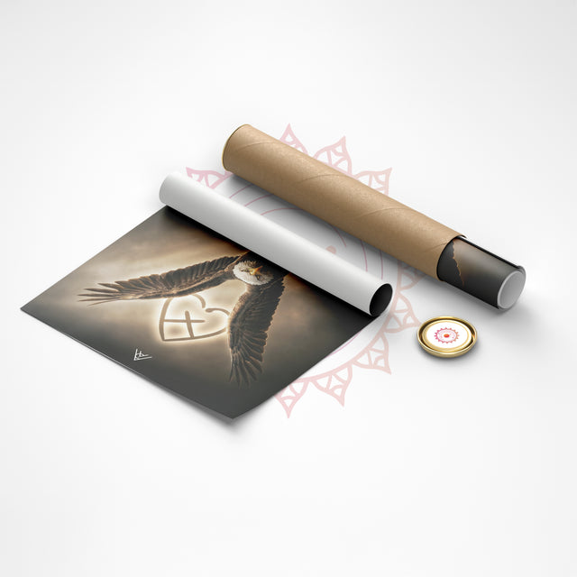 South-West Vastu Eagle Painting for Protection, Stability & Authority