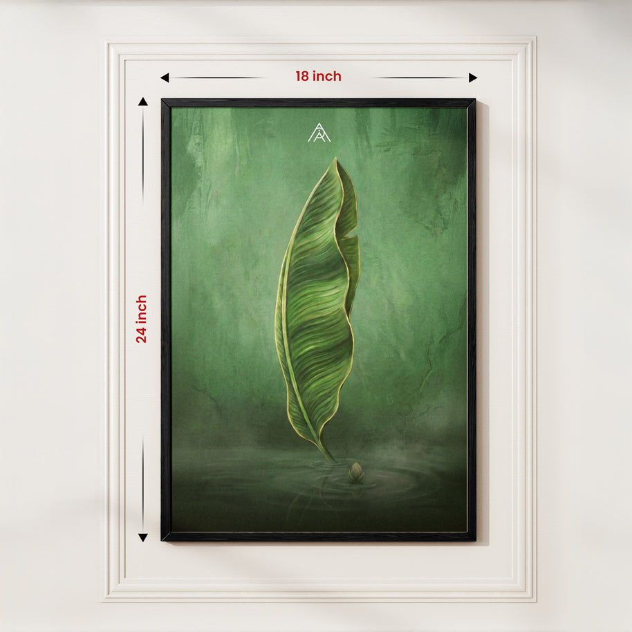Banana Leaf Vastu Painting for Growth, Prosperity & Positive Energy