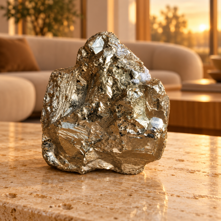 100% Original Natural Pyrite Cluster - Crystal to Attract Money & Success | 745 g