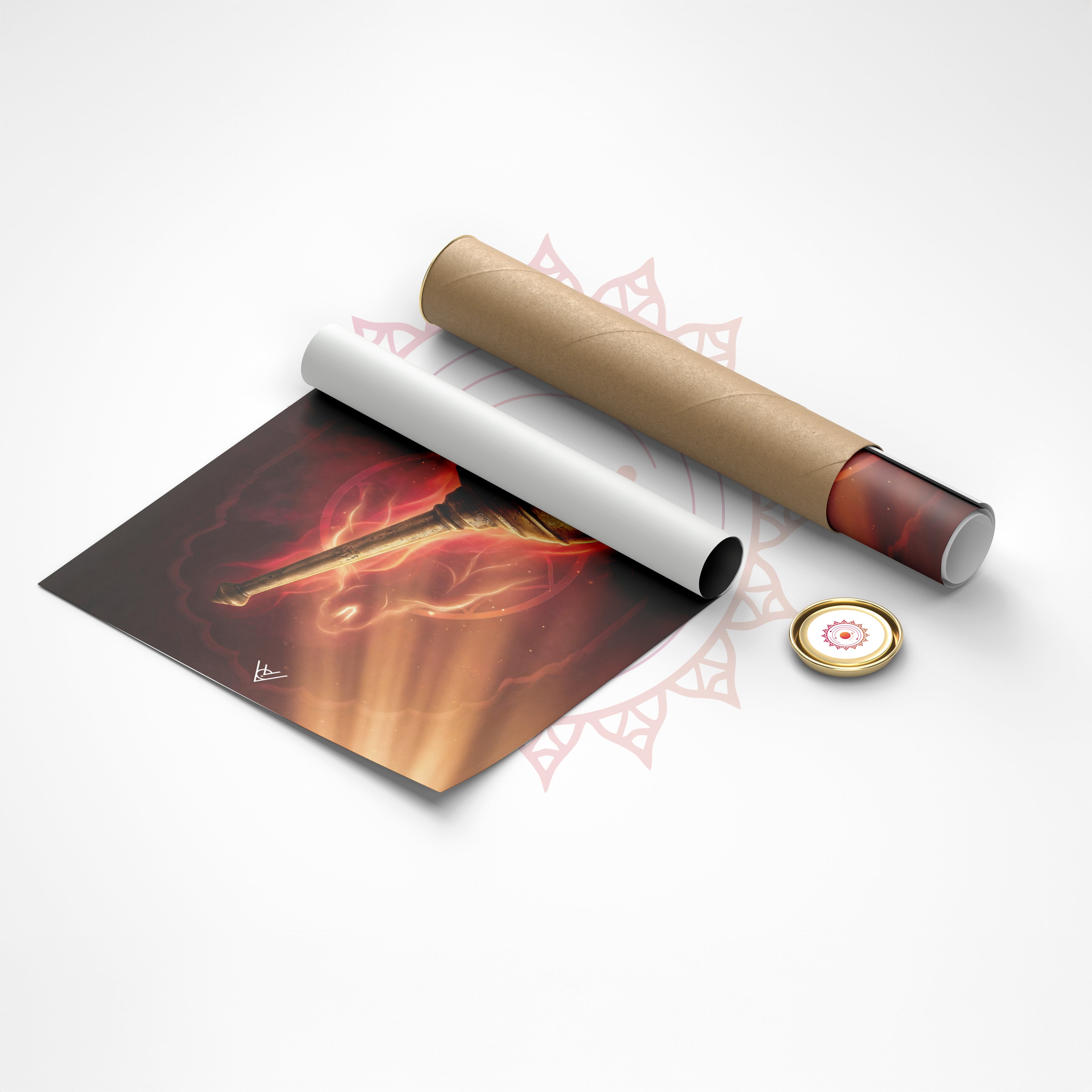 Hanuman Ji Gada Vastu Painting – Courage, Protection & Fast Action Energy