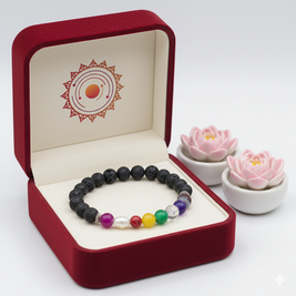 Lava Stones with Navratna