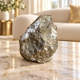 Authentic Natural Pyrite Chunk - Crystal to Attract Wealth & Good Fortune | 574 g