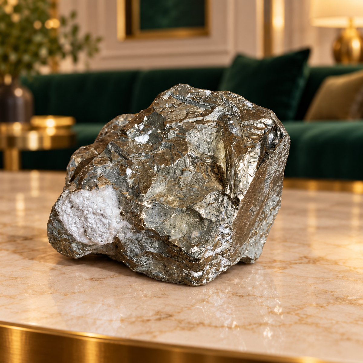 Original Natural Pyrite Rock - Crystal for Wealth Attraction & Willpower | 548 g