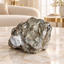 Original Natural Pyrite Rock - Crystal for Wealth Attraction & Willpower | 548 g