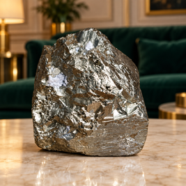 Genuine Natural Pyrite Nugget - Crystal for Wealth, Abundance & Protection | 770 g
