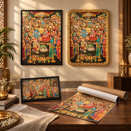 Ram Darbar Vastu Painting for East