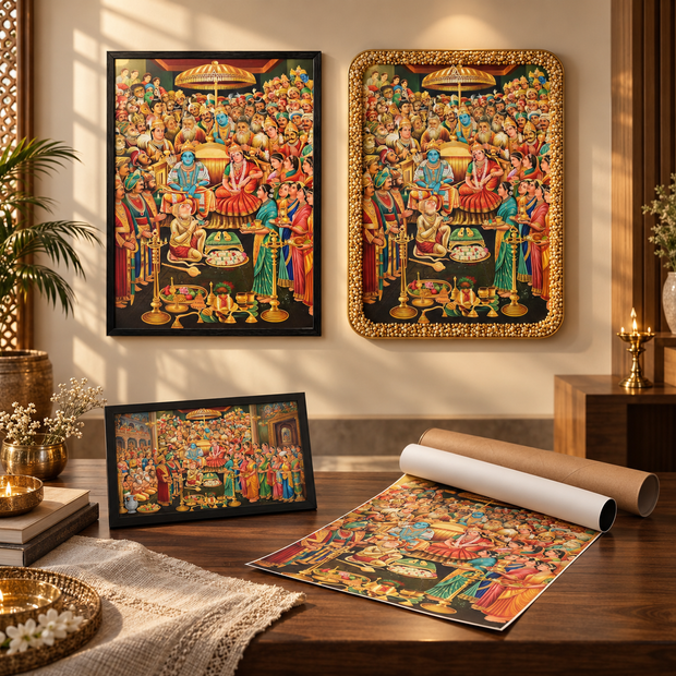 Ram Darbar Vastu Painting for East