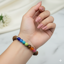 Rudraksha 7 Chakra Bracelet