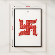Swastik Painting for Prosperity, Protection & Auspicious Energy