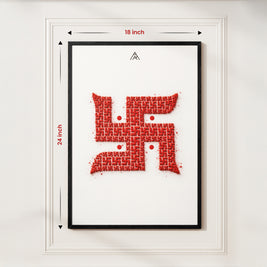 Swastik Painting for Prosperity, Protection & Auspicious Energy