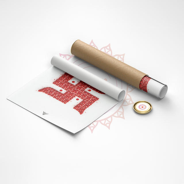 Swastik Painting for Prosperity, Protection & Auspicious Energy