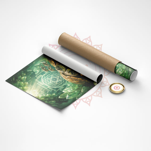 Turtle Family Painting for Wealth, Stability & Prosperity