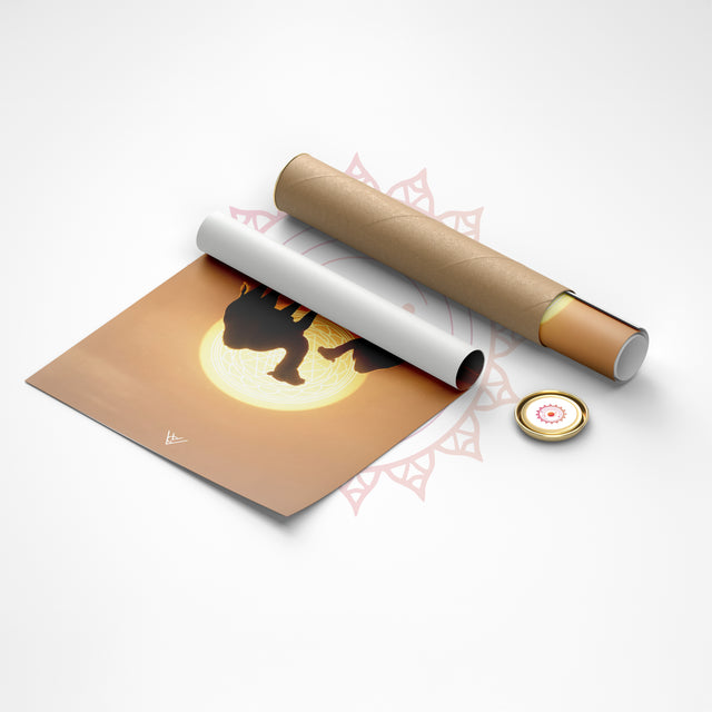 North-West Vastu Camel Pair Painting for Growth, Opportunities & Movement