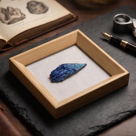 Titanium Aura Kyanite Feather Crystal