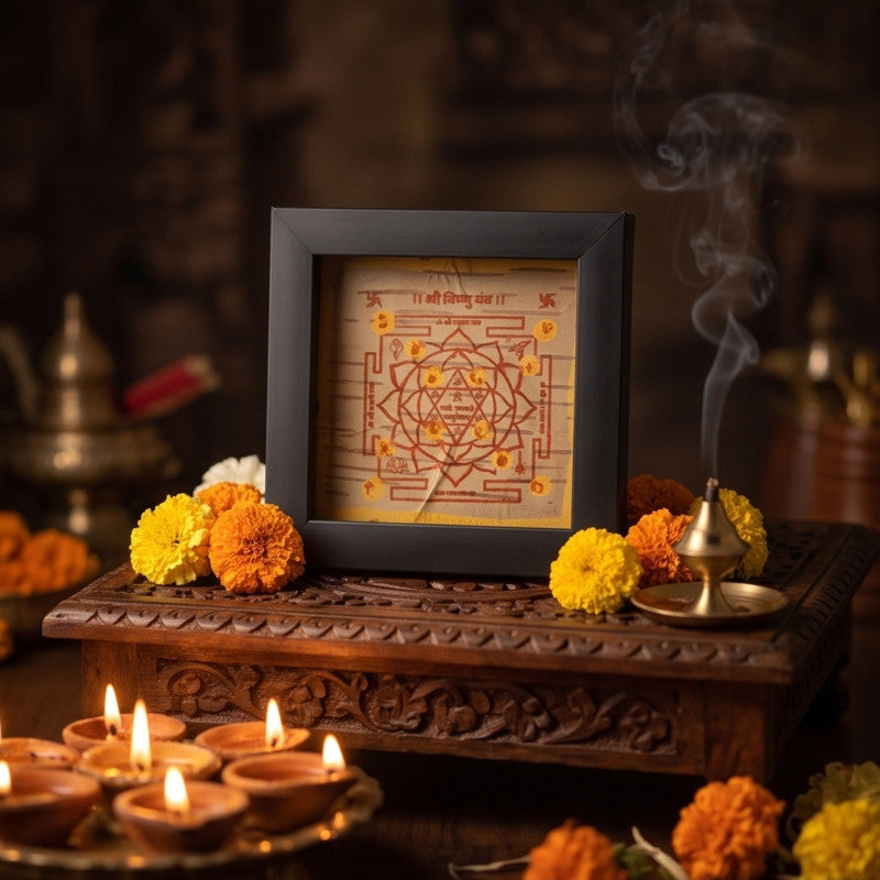 Bhojpatra Lord Vishnu Yantra