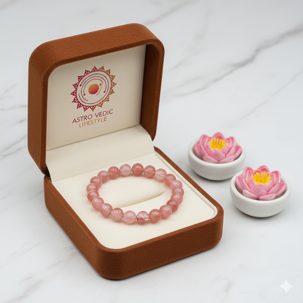 Cherry Quartz Bracelet