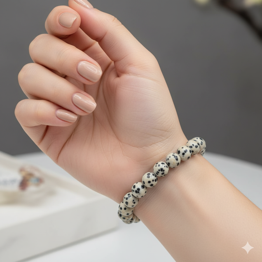 Dalmatian Jasper Bracelet