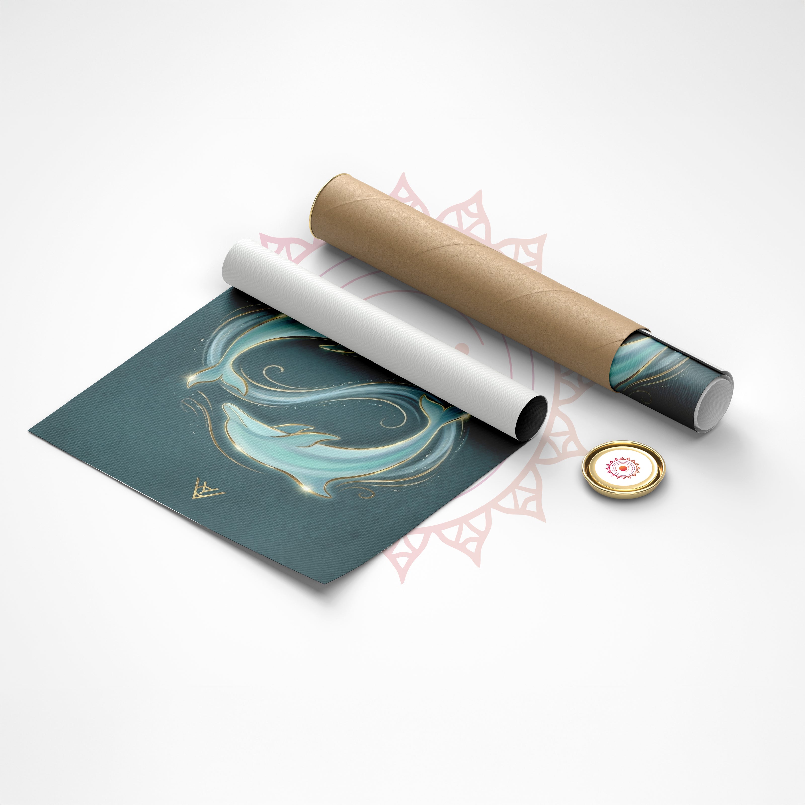 Dolphin Vastu Painting – North or NNW Wall