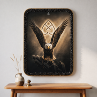South-West Vastu Eagle Painting for Protection, Stability & Authority