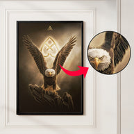 South-West Vastu Eagle Painting for Protection, Stability & Authority