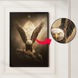 South-West Vastu Eagle Painting for Protection, Stability & Authority