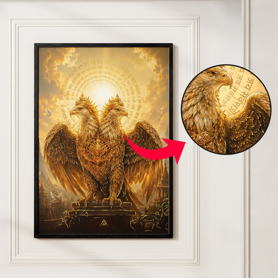 Gandaberunda Vastu Painting for Power & Protection