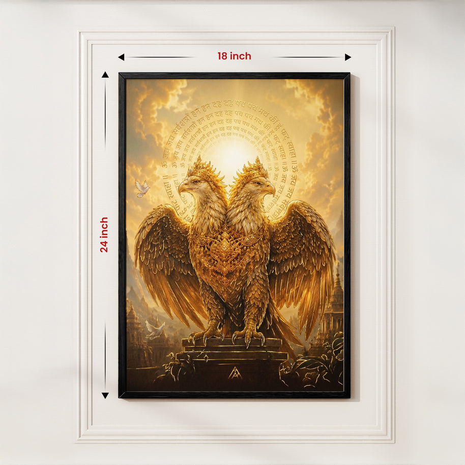 Gandaberunda Vastu Painting for Power & Protection