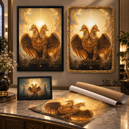 Gandaberunda Vastu Painting for Power & Protection