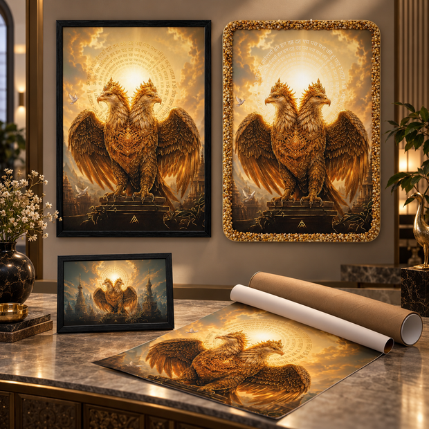 Gandaberunda Vastu Painting for Power & Protection