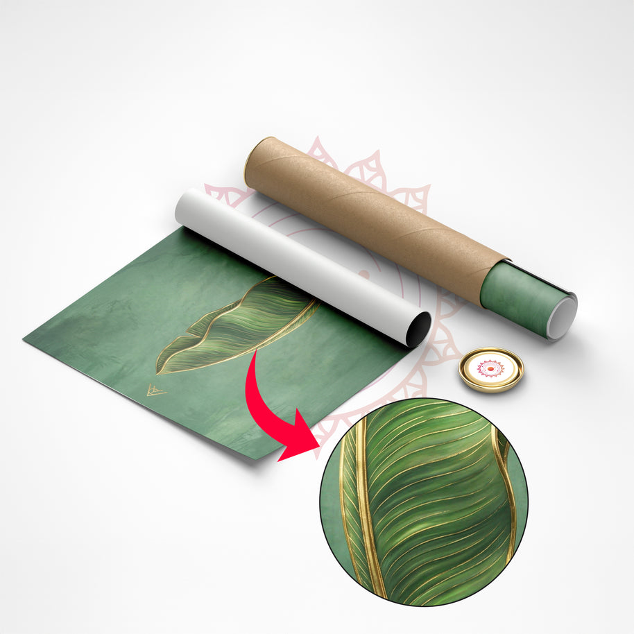 Banana Leaf Vastu Painting for Growth, Prosperity & Positive Energy