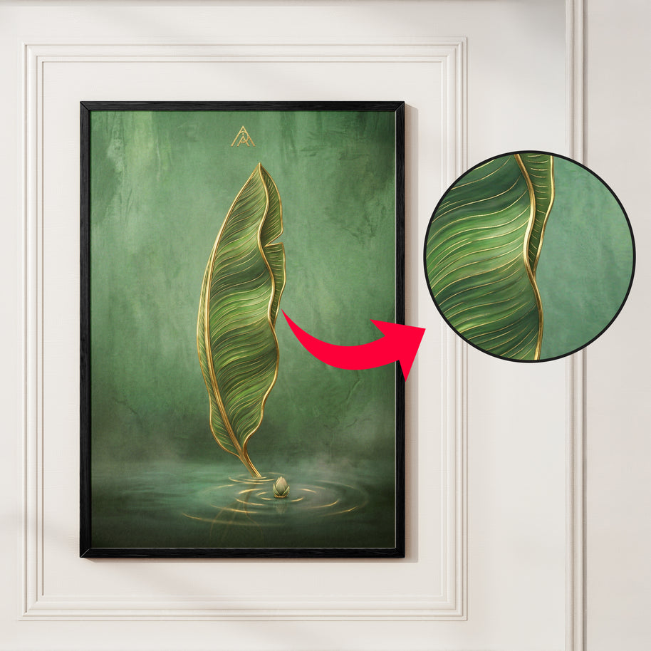 Banana Leaf Vastu Painting for Growth, Prosperity & Positive Energy