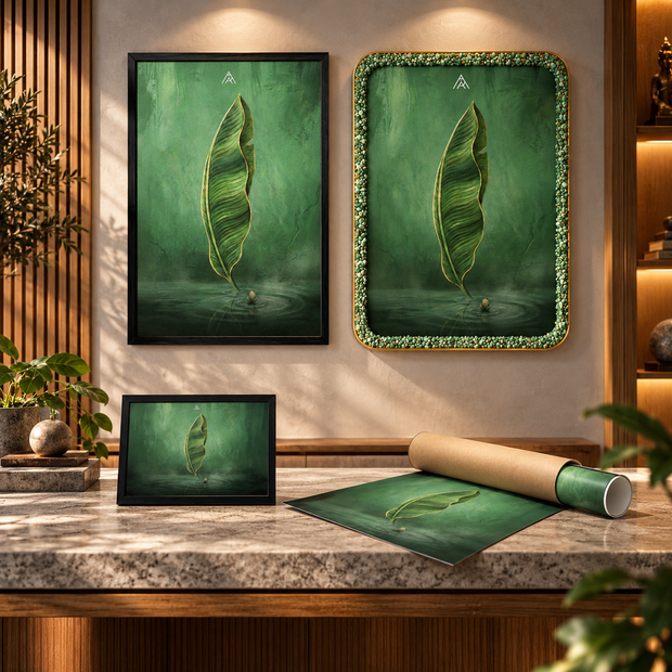 Banana Leaf Vastu Painting for Growth, Prosperity & Positive Energy