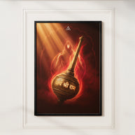 Hanuman Ji Gada Vastu Painting – Courage, Protection & Fast Action Energy