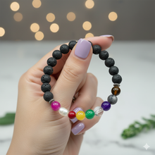 Lava Stones with Navratna