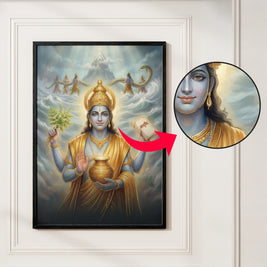 Dhanvantari Vastu Painting for Health, Healing & Immunity