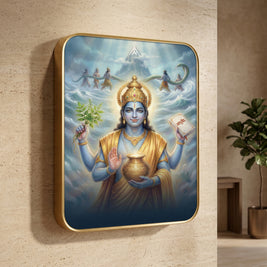 Dhanvantari Vastu Painting for Health, Healing & Immunity