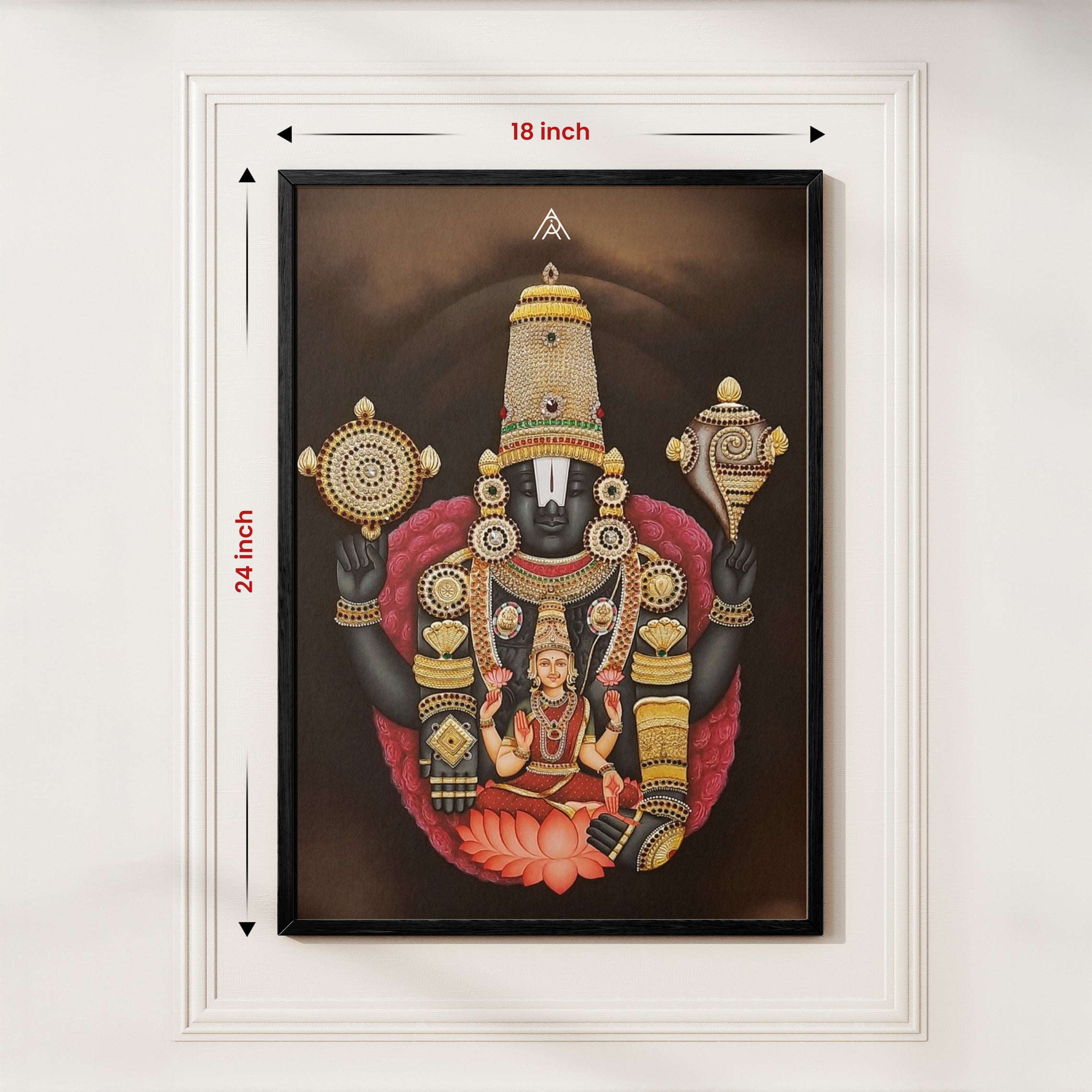 Lord Venkateshwar Painting for West Vastu