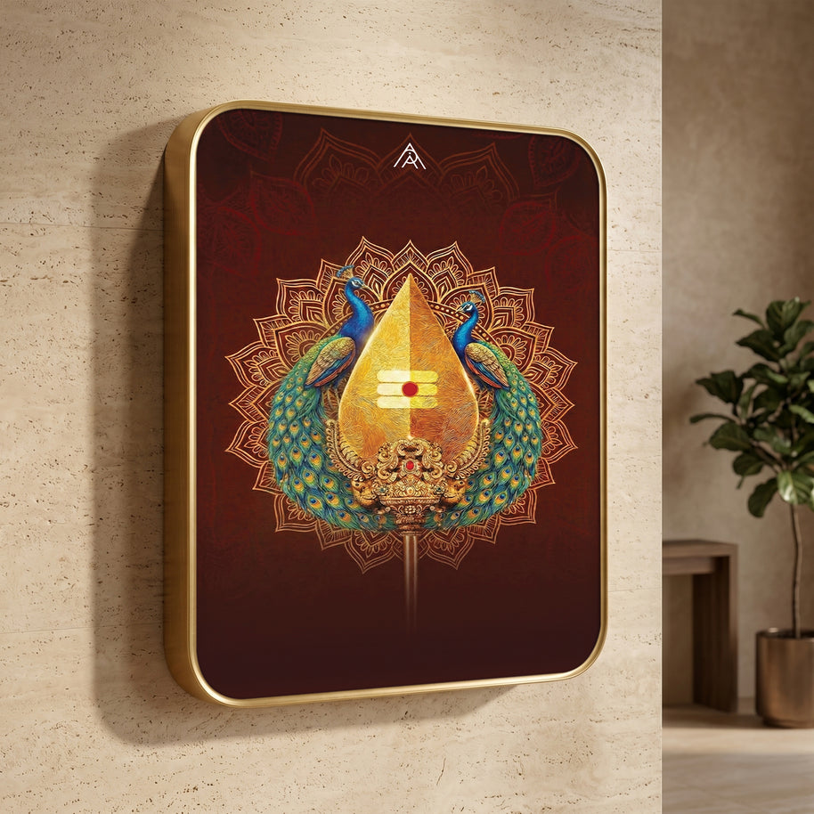 Murugan Kartikeya Vastu Painting for South Direction Power