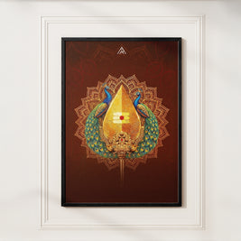 Murugan Kartikeya Vastu Painting for South Direction Power
