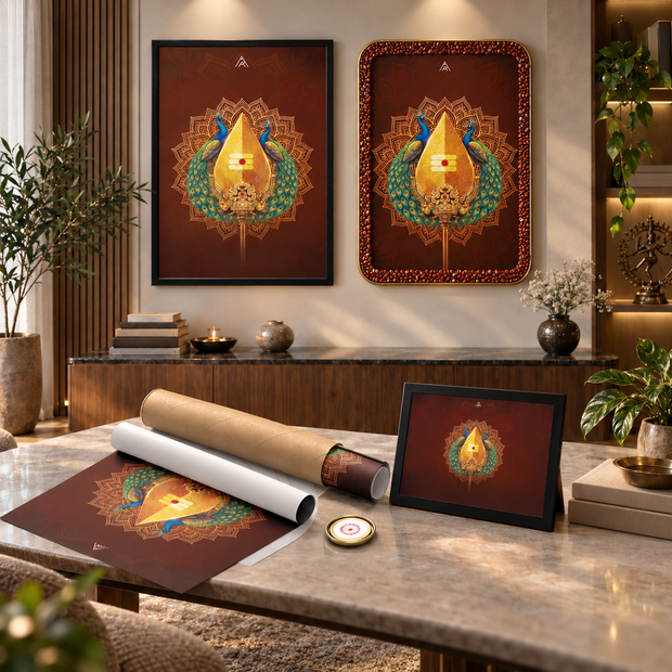 Murugan Kartikeya Vastu Painting for South Direction Power