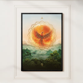Phoenix Fire Vastu Painting for Success, Power & Career Rise