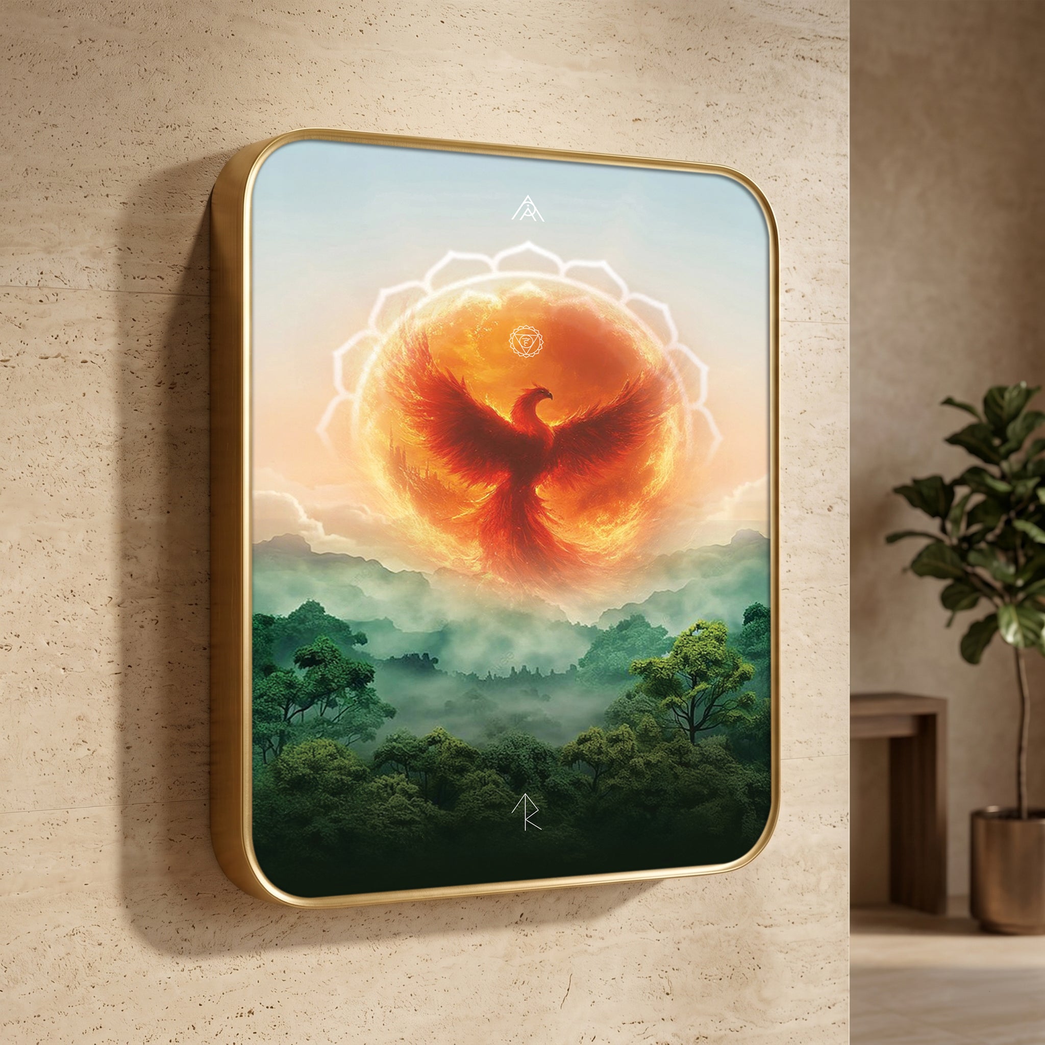 Phoenix Fire East Vastu Painting