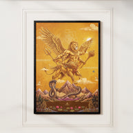 Sharabha Avatar Wall Art – Supreme Protector Sacred Shiva Painting