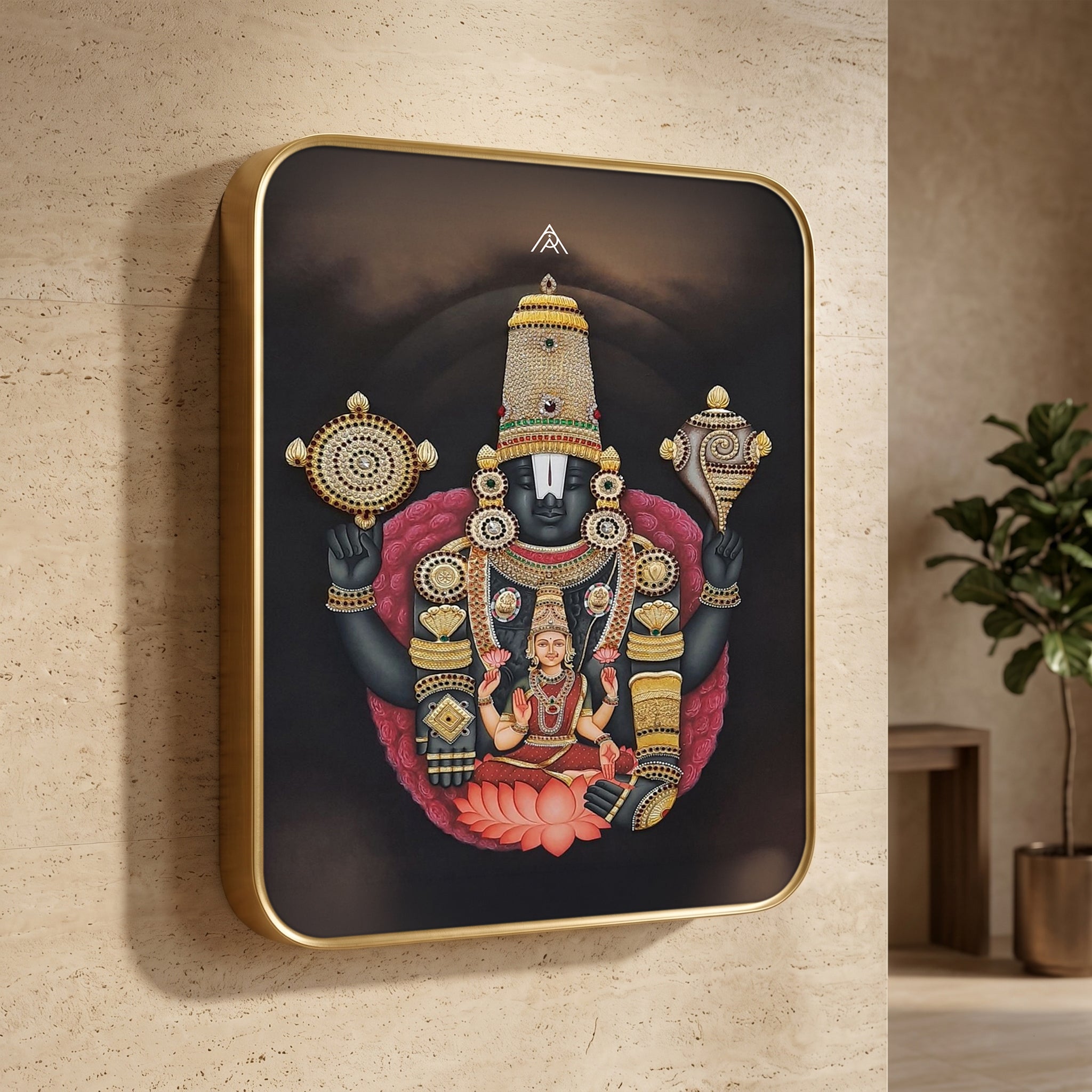 Lord Venkateshwar Painting for West Vastu