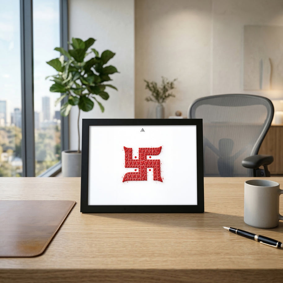 Swastik Painting for Prosperity, Protection & Auspicious Energy