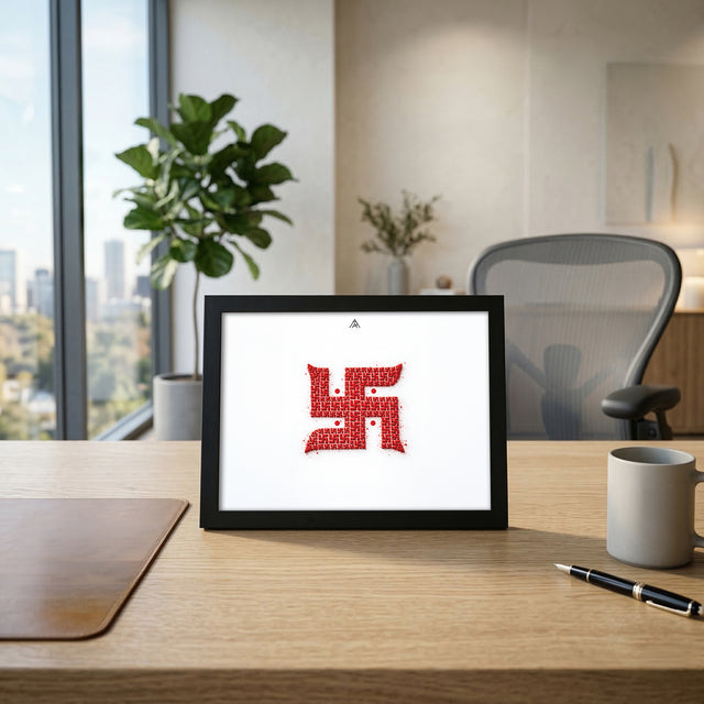 Swastik Painting for Prosperity, Protection & Auspicious Energy