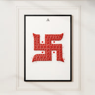Swastik Painting for Prosperity, Protection & Auspicious Energy