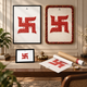 Swastik Painting for Prosperity, Protection & Auspicious Energy